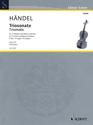 Book cover for 9 Trio Sonatas Op. 2, No. 3