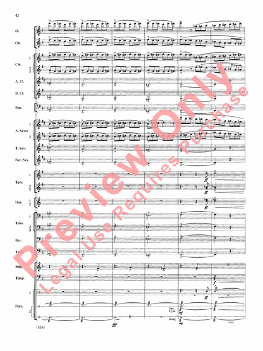A Longford Legend A Longford Legend Concert Band scores gallery preview page 43