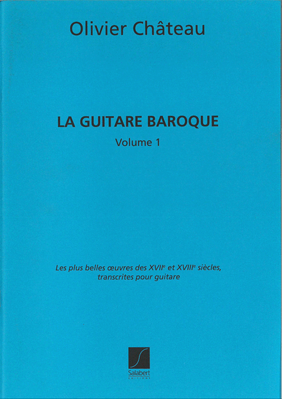 La Guitare Baroque Vol.1 Lute scores gallery preview page 1