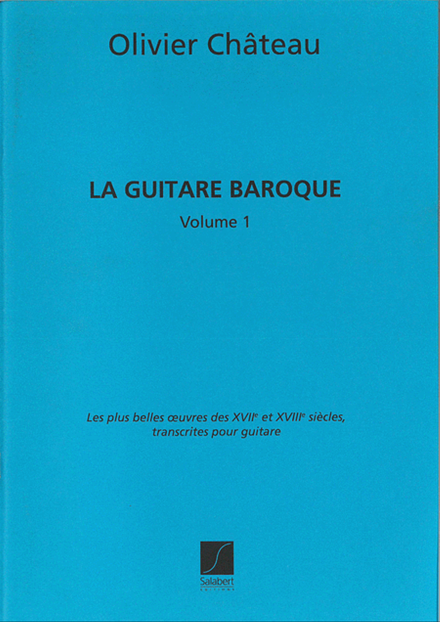 La Guitare Baroque Vol.1 La Guitare Baroque Vol.1 Lute scores gallery preview page 1