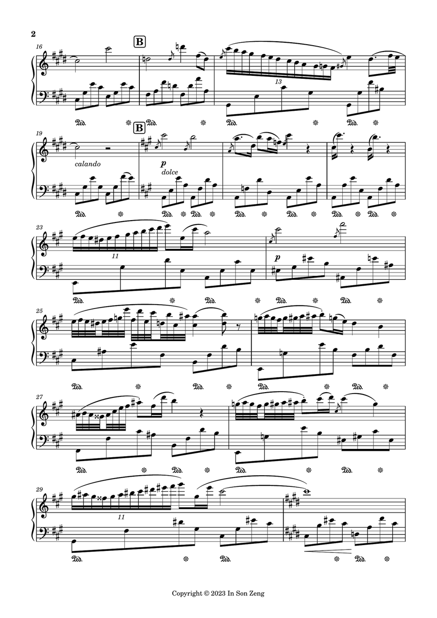 Op.11 No.8 by In Son Zeng Piano Method scores gallery preview page 2