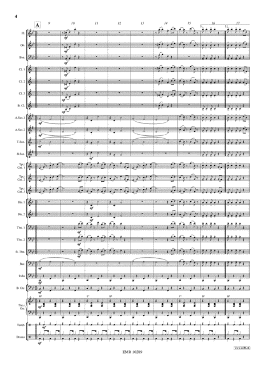 Navy Jump Concert Band scores gallery preview page 5