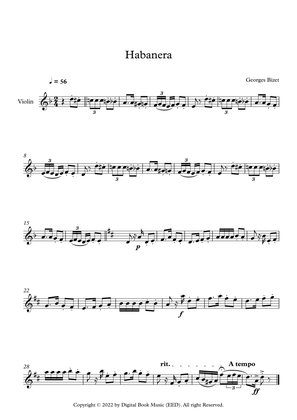 Habanera - Georges Bizet (Violin)
