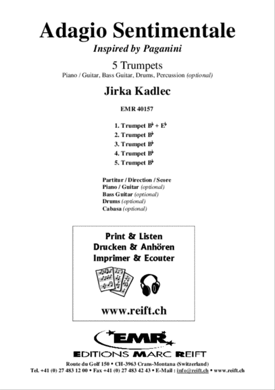Adagio Sentimentale Trumpet scores gallery preview page 2