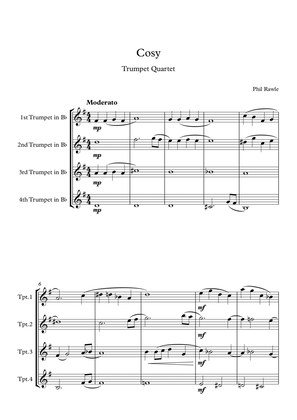Book cover for Cosy - Trumpet Quartet