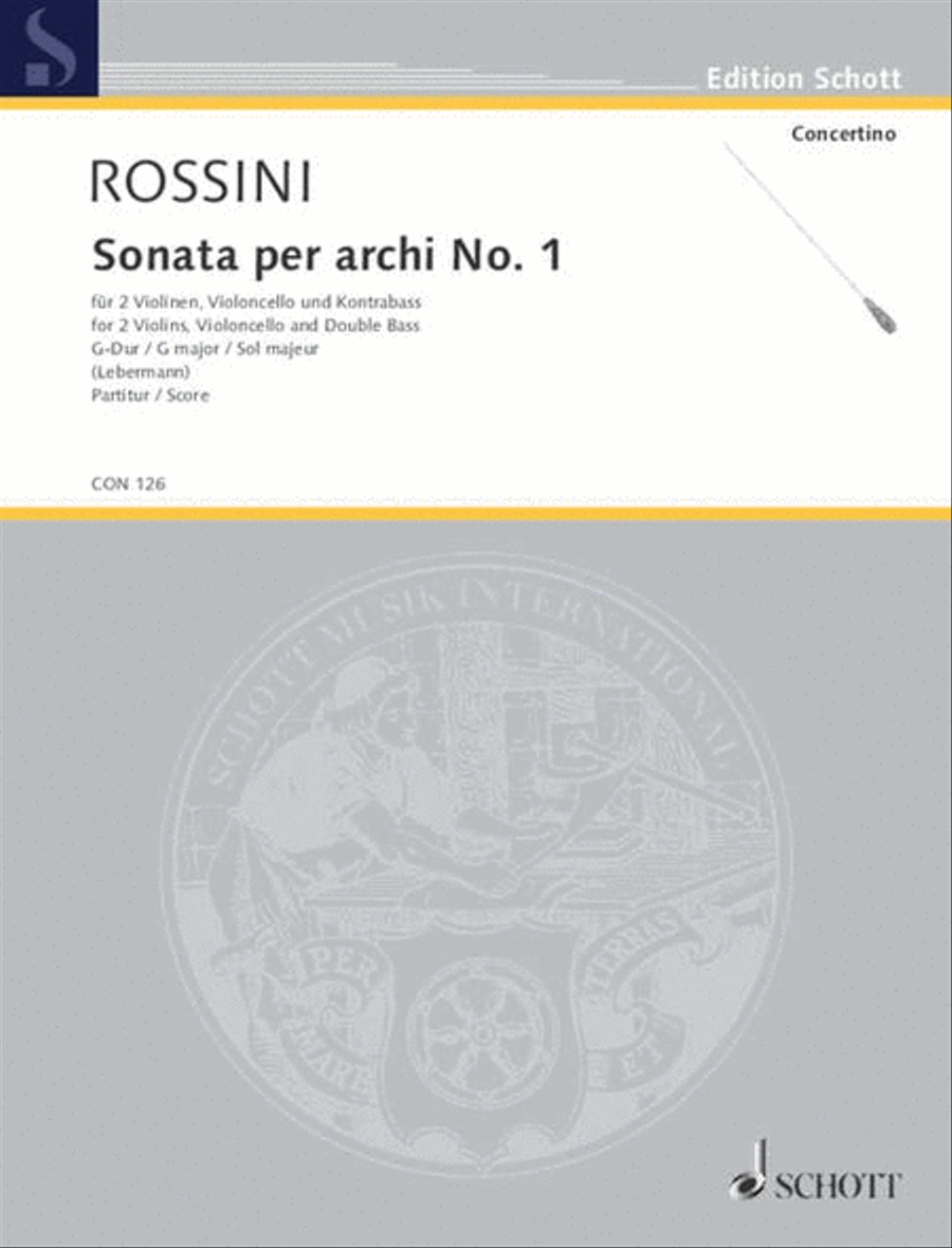 Sonata Per Archi 1 Chamber Orchestra scores gallery preview page 1