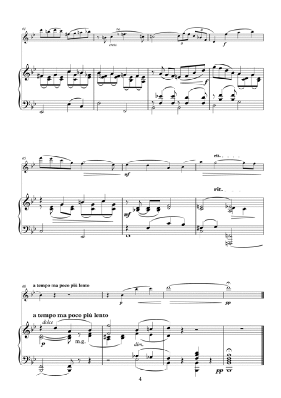 Andersen Seven Salon Pieces for Flute and Piano Op. 52 Flute Solo scores gallery preview page 6