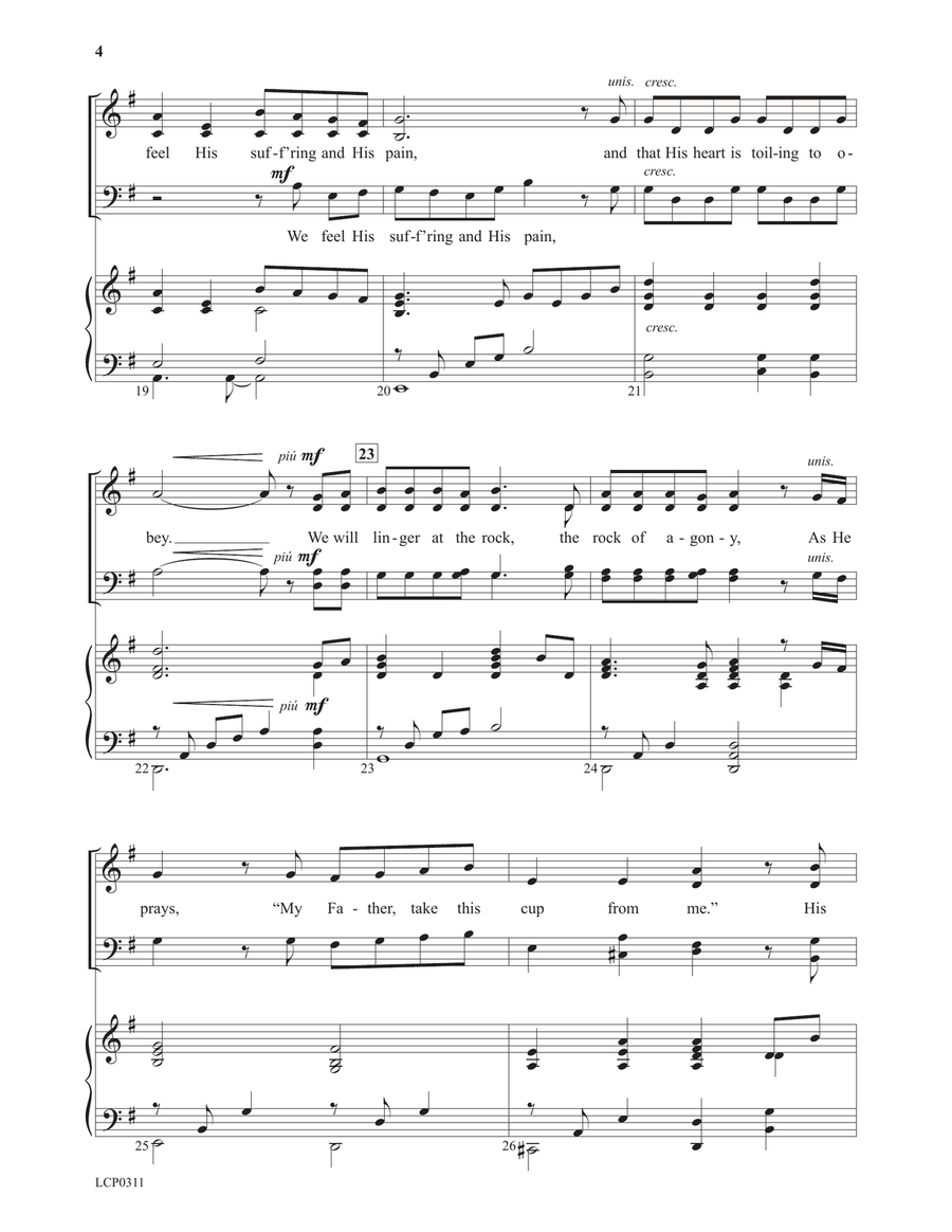 Linger at the Rock 4-Part scores gallery preview page 4