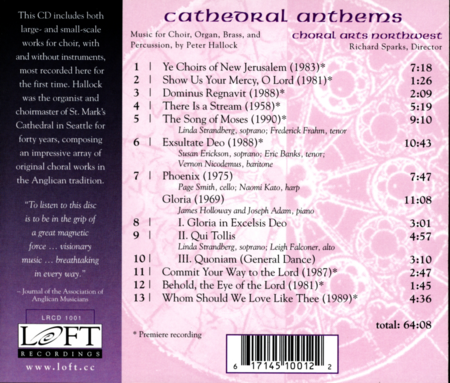 Cathedral Anthems: Premiere Re