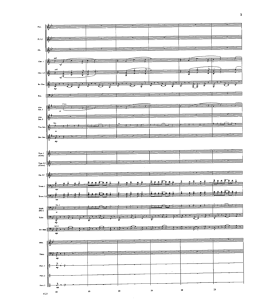 Hopetown Holiday Concert Band scores gallery preview page 5