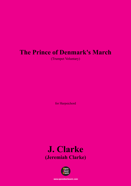 J. Clarke-The Prince of Denmark's March(Trumpet Voluntary),for Harpsichord image number null