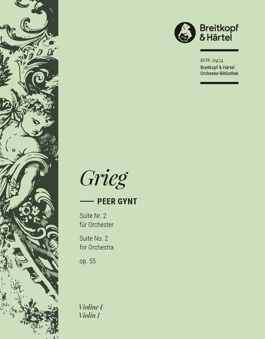 Peer Gynt Suite No. 2 Op. 55 Part scores gallery preview page 1