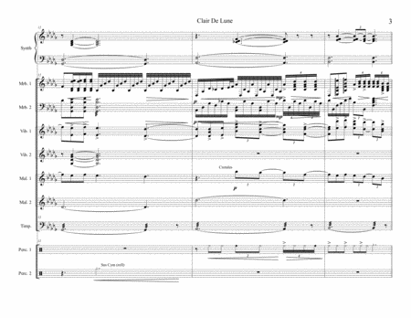 Clair De Lune (arranged for percussion ensemble)