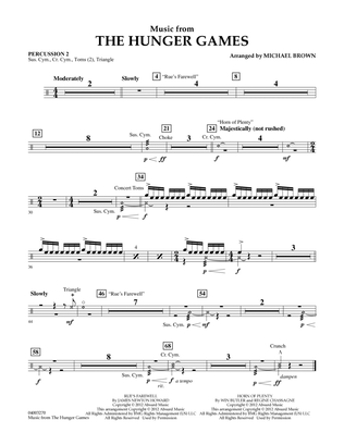 Music from "The Hunger Games" - Percussion 2