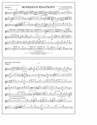 Bohemian Rhapsody - Flute 2