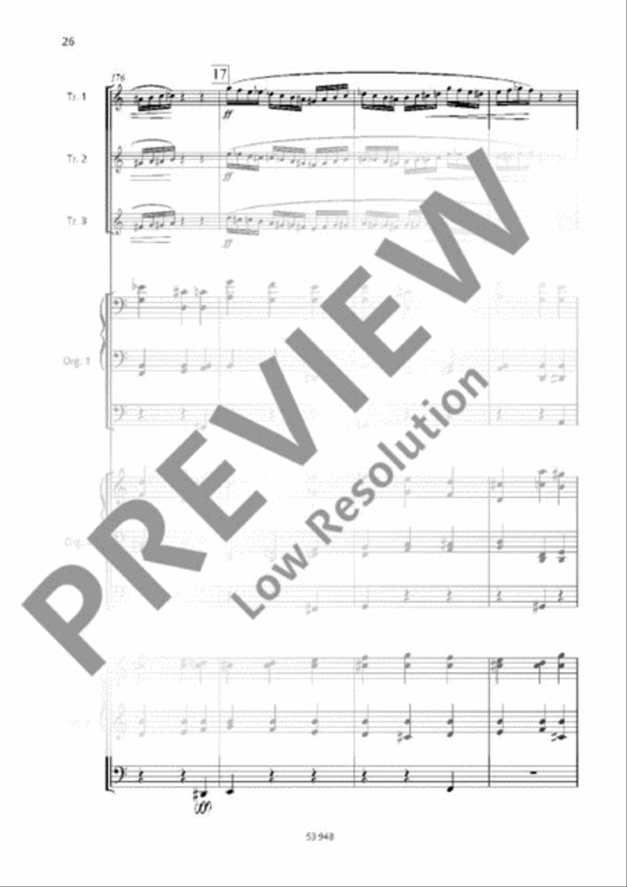 Dies irae Trumpet Trio scores gallery preview page 21
