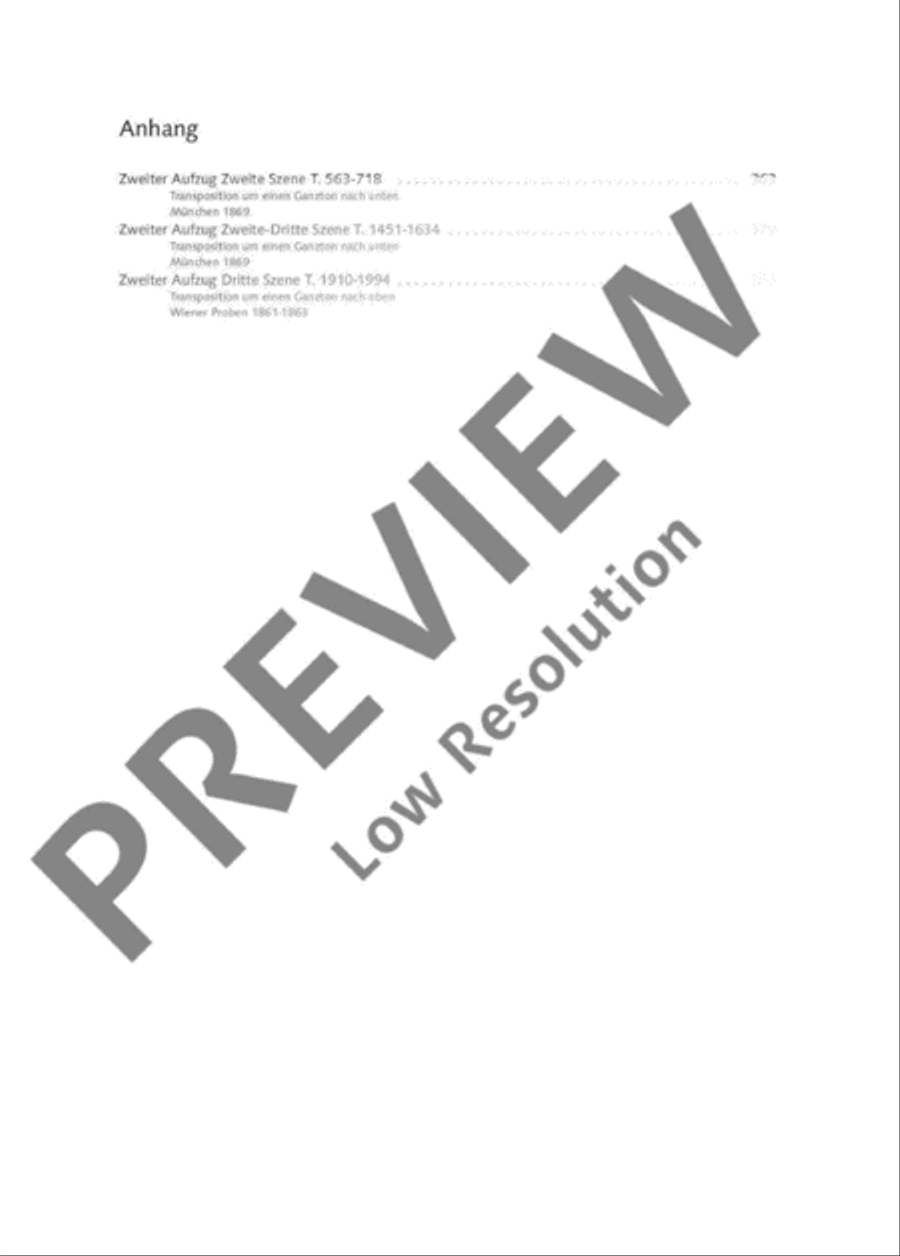 Tristan und Isolde Trumpet scores gallery preview page 16