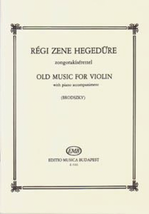 Book cover for Alte Musik Für Violine Leichte Stücke Aus Dem 17