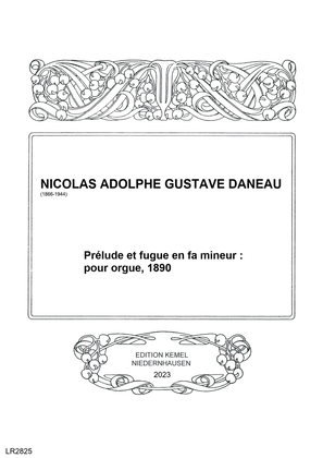 Book cover for Prelude et fugue en fa mineur