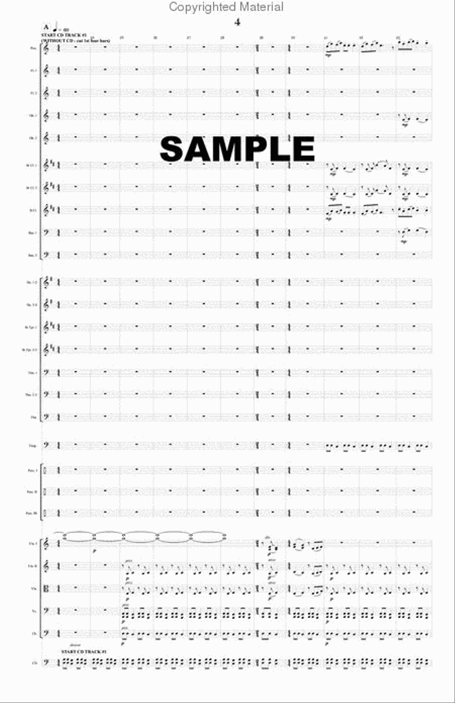 Five Songs from the Summit Full Orchestra scores gallery preview page 5