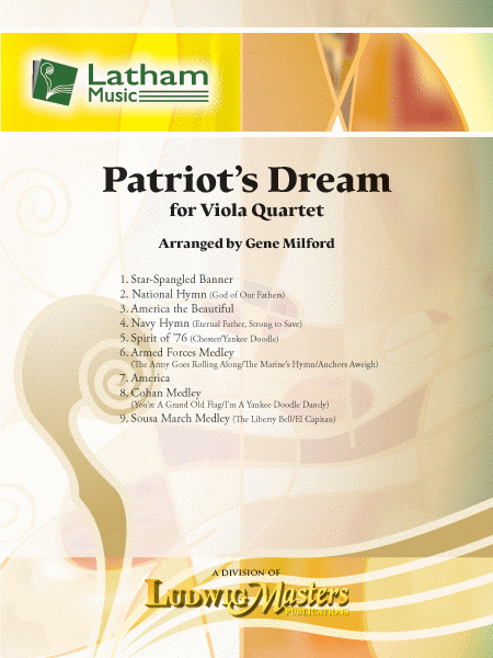 Patriot's Dream for Viola Quartet image number null