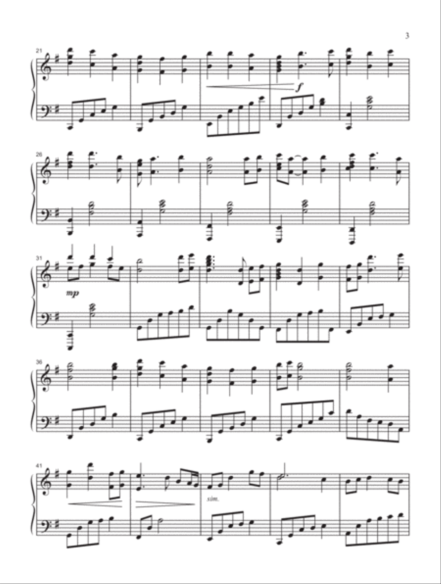 To God Be the Glory To God Be the Glory Piano Solo scores gallery preview page 3
