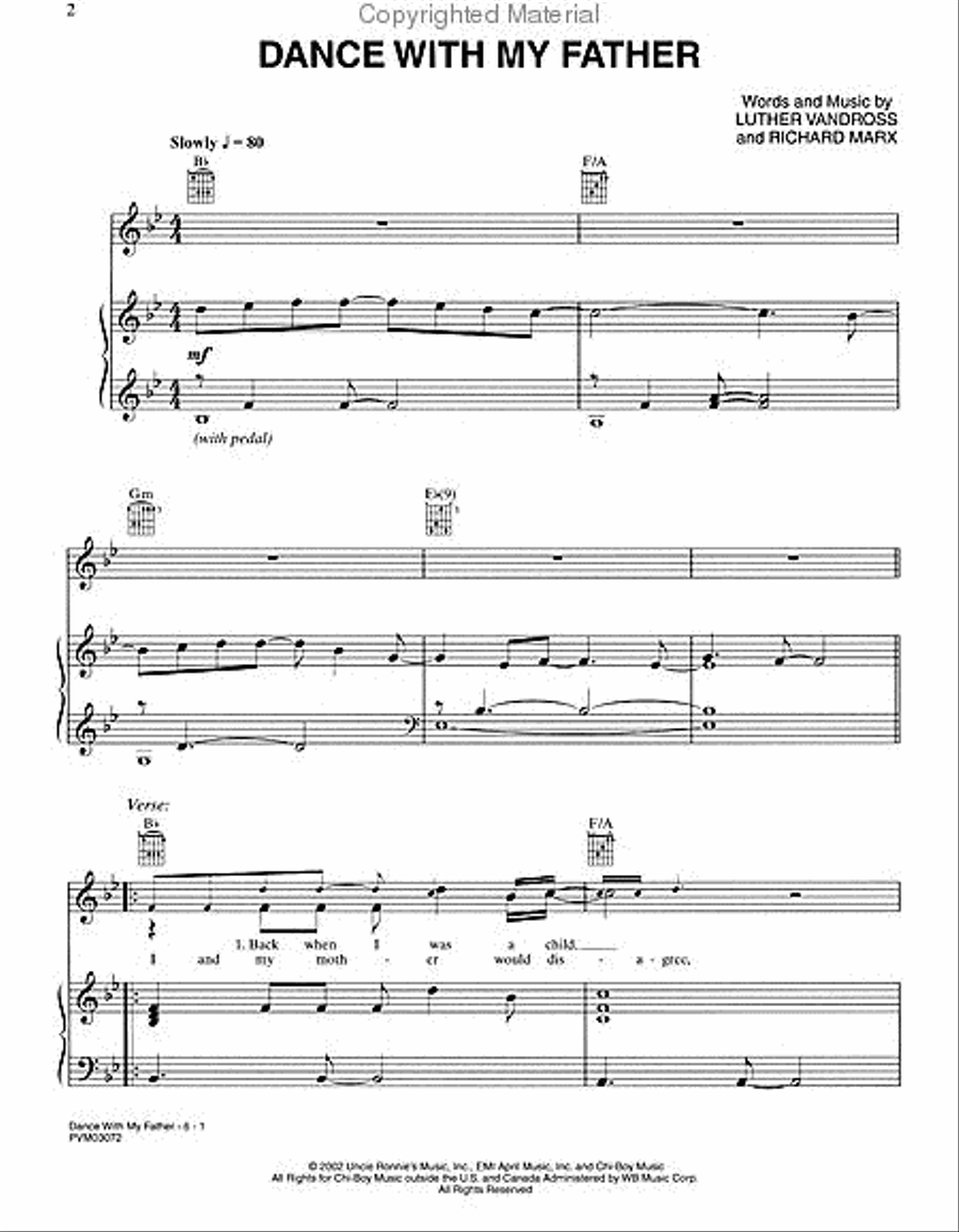 Dance with My Father Small Ensemble scores gallery preview page 2