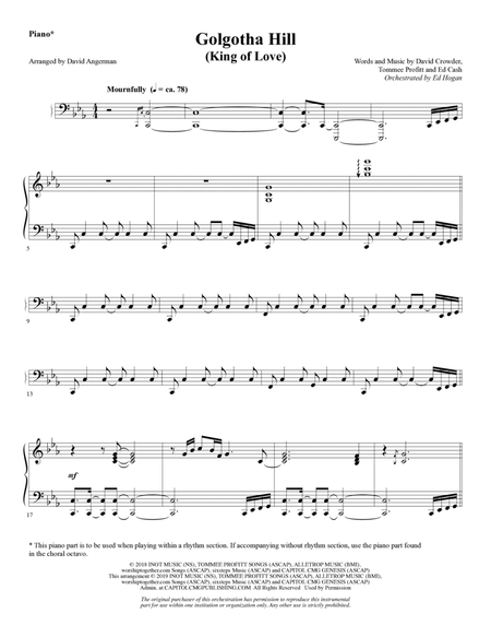Golgotha Hill (King of Love) (arr. David Angerman) - Piano