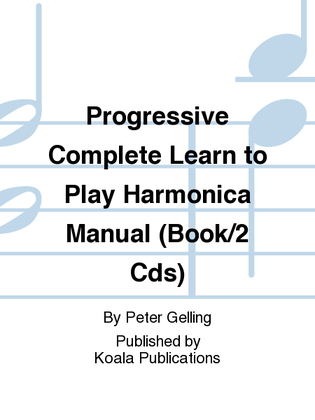 Progressive Complete Learn to Play Harmonica Manual (Book/2 Cds)