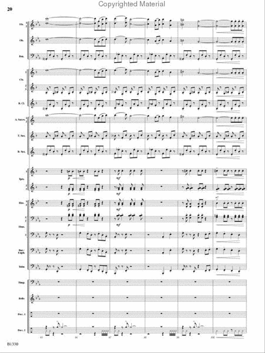 Raiders of the High Seas Concert Band scores gallery preview page 19