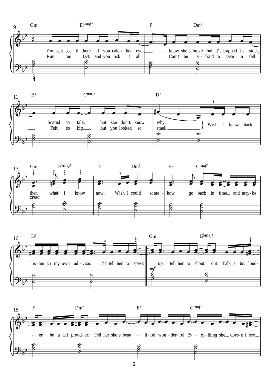 Little Me Easy Piano scores gallery preview page 2