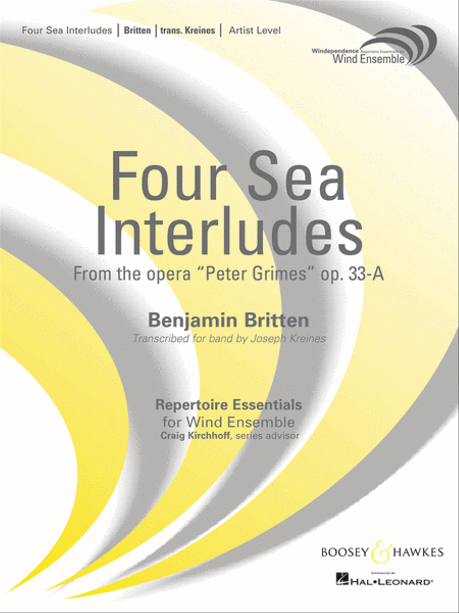 Four Sea Interludes (from the opera “Peter Grimes”) Concert Band scores gallery preview page 1