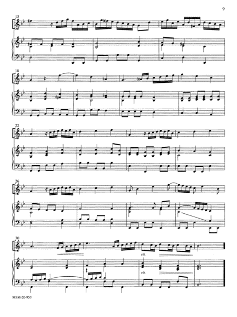 Largo (from a Sonata) Piano scores gallery preview page 2