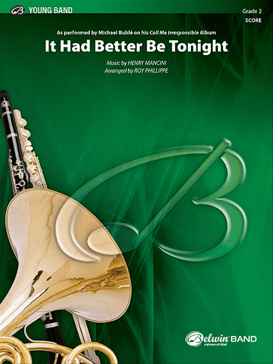 It Had Better Be Tonight (Meglio Stasera) (score only)