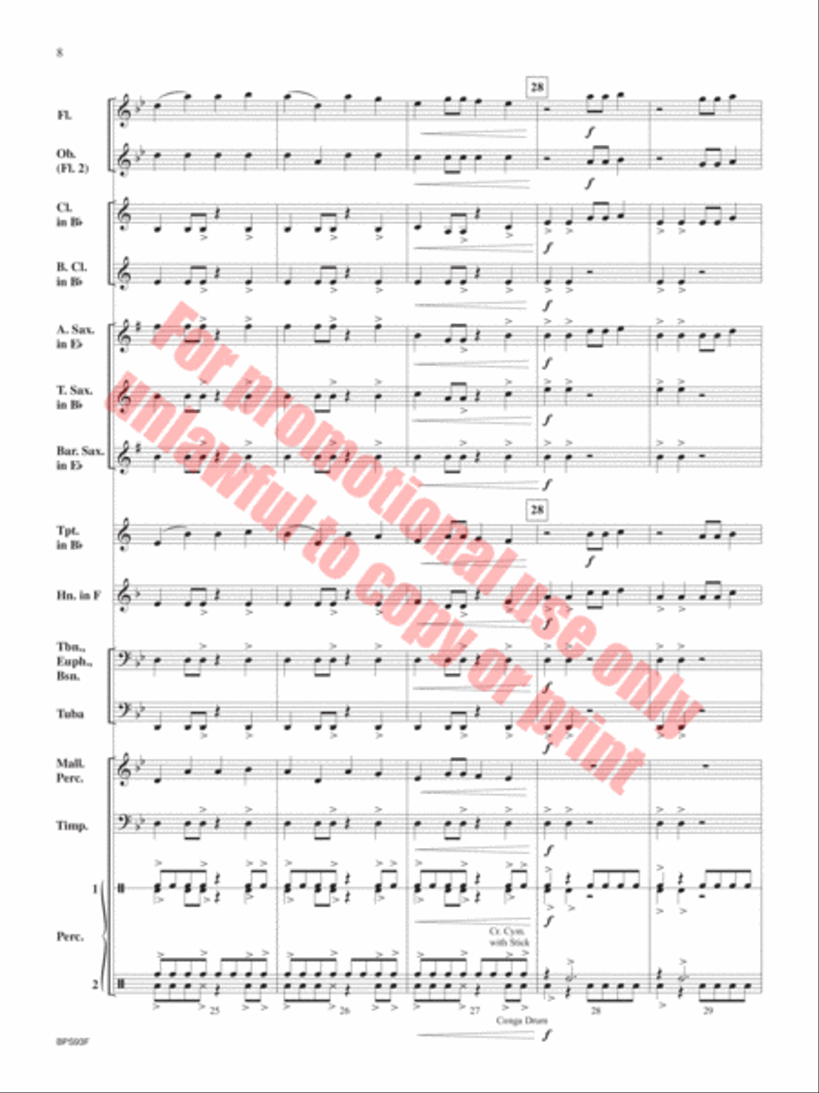 Adventure in India Concert Band scores gallery preview page 9