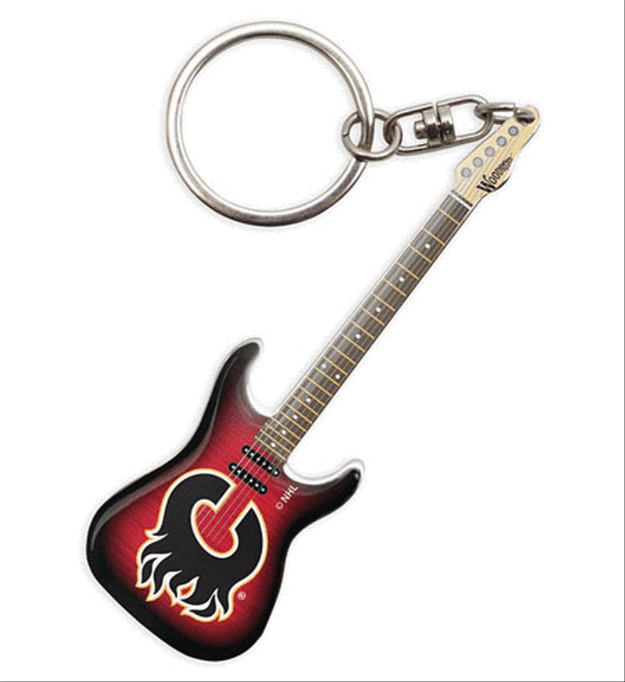 Calgary Flames Electric Guitar Keychain Electric Guitar scores gallery preview page 2