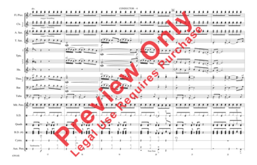Centuries Centuries Marching Band scores gallery preview page 5