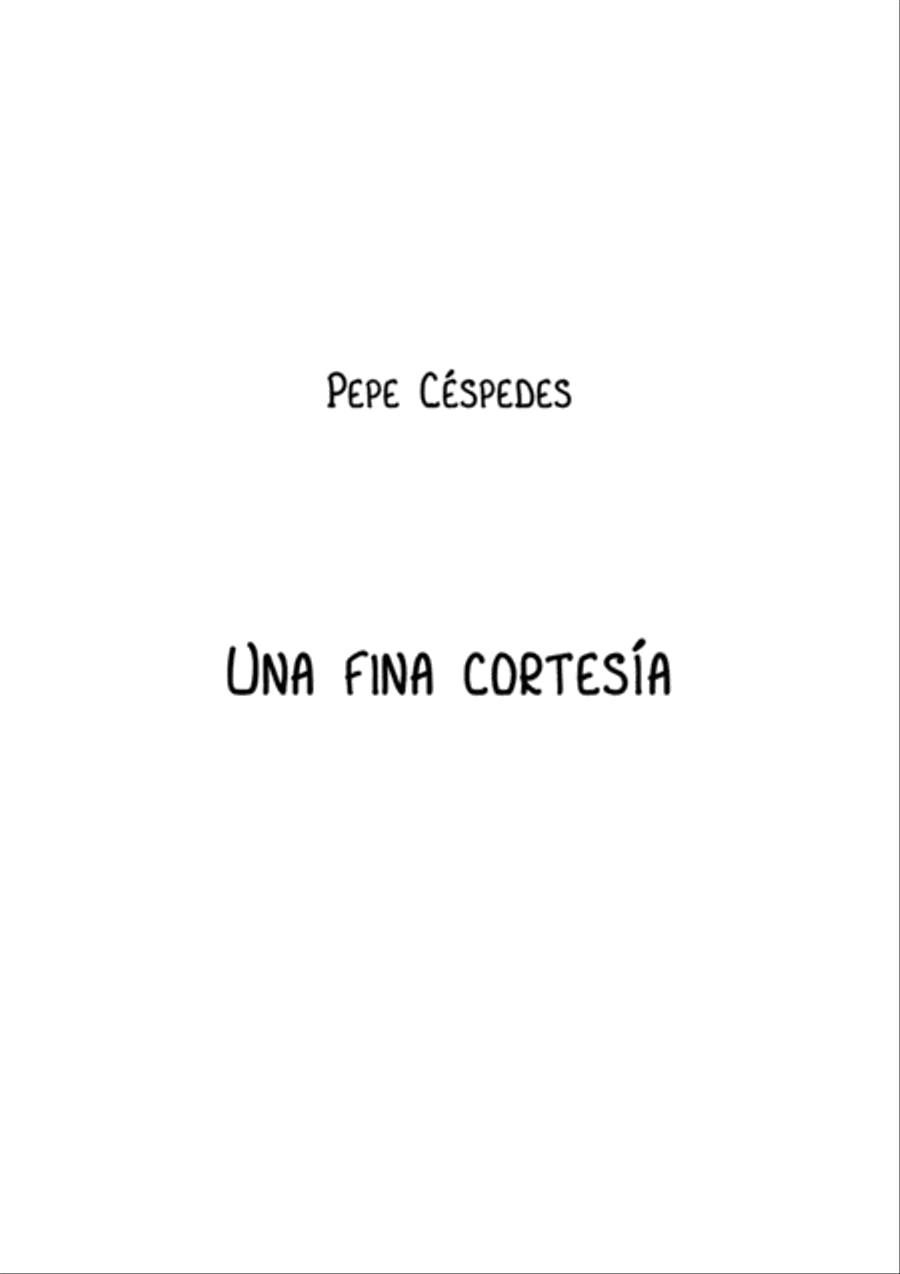 Una fina cortesía Una fina cortesía Jazz Ensemble scores gallery preview page 1