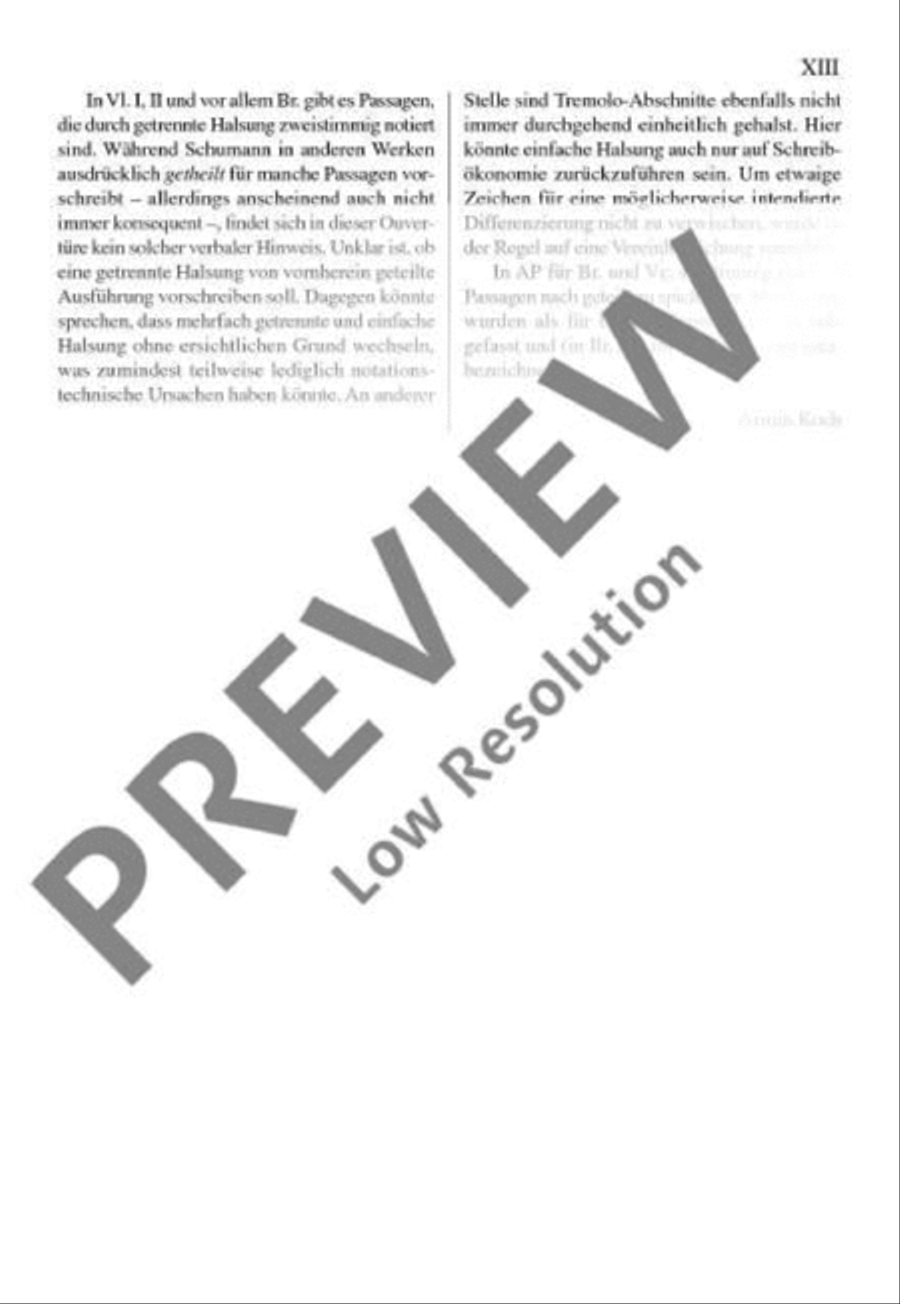 Overture zu Goethes Hermann und Dorothea Orchestra scores gallery preview page 14