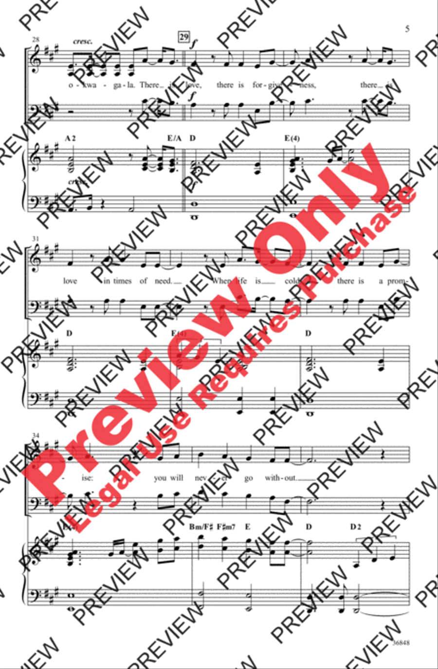 Love 3-Part scores gallery preview page 5