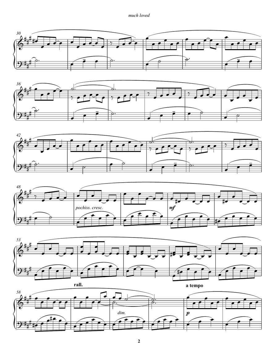 much loved much loved Piano Solo scores gallery preview page 2