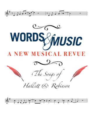 Book cover for WORDS & MUSIC ~ A New Musical Revue