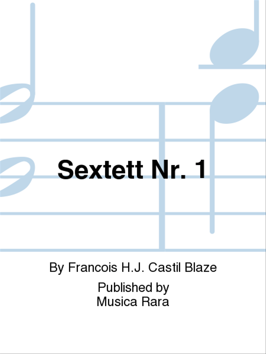 Sextet No. 1 in Eb flat Chamber Music scores gallery preview page 1
