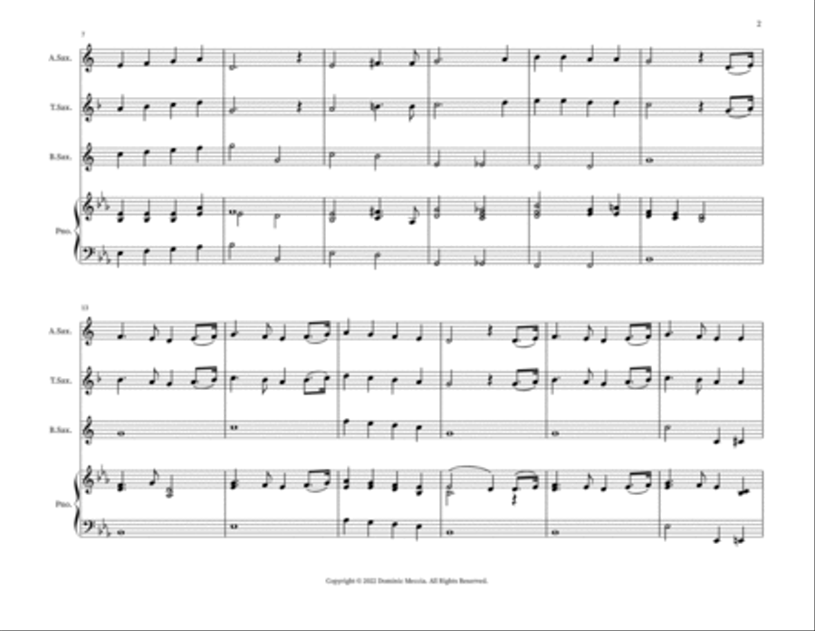 O Canada! O Canada! Small Ensemble scores gallery preview page 2