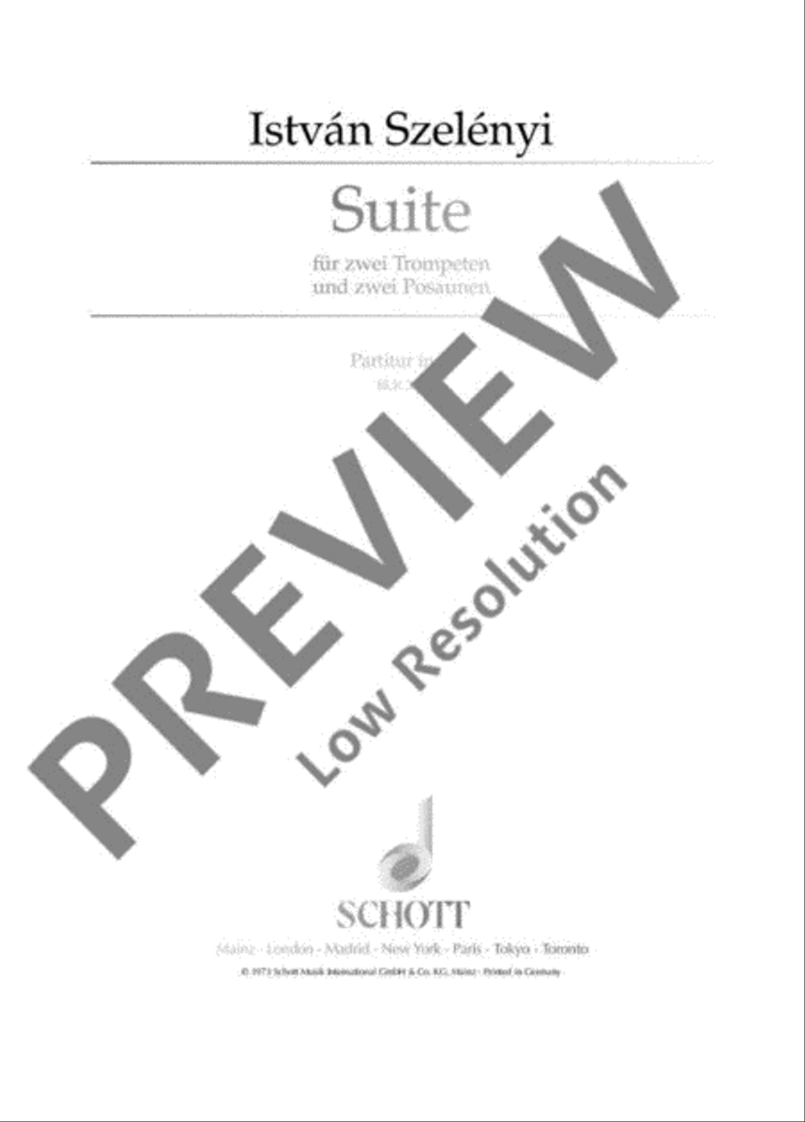 Suite Trombone scores gallery preview page 2