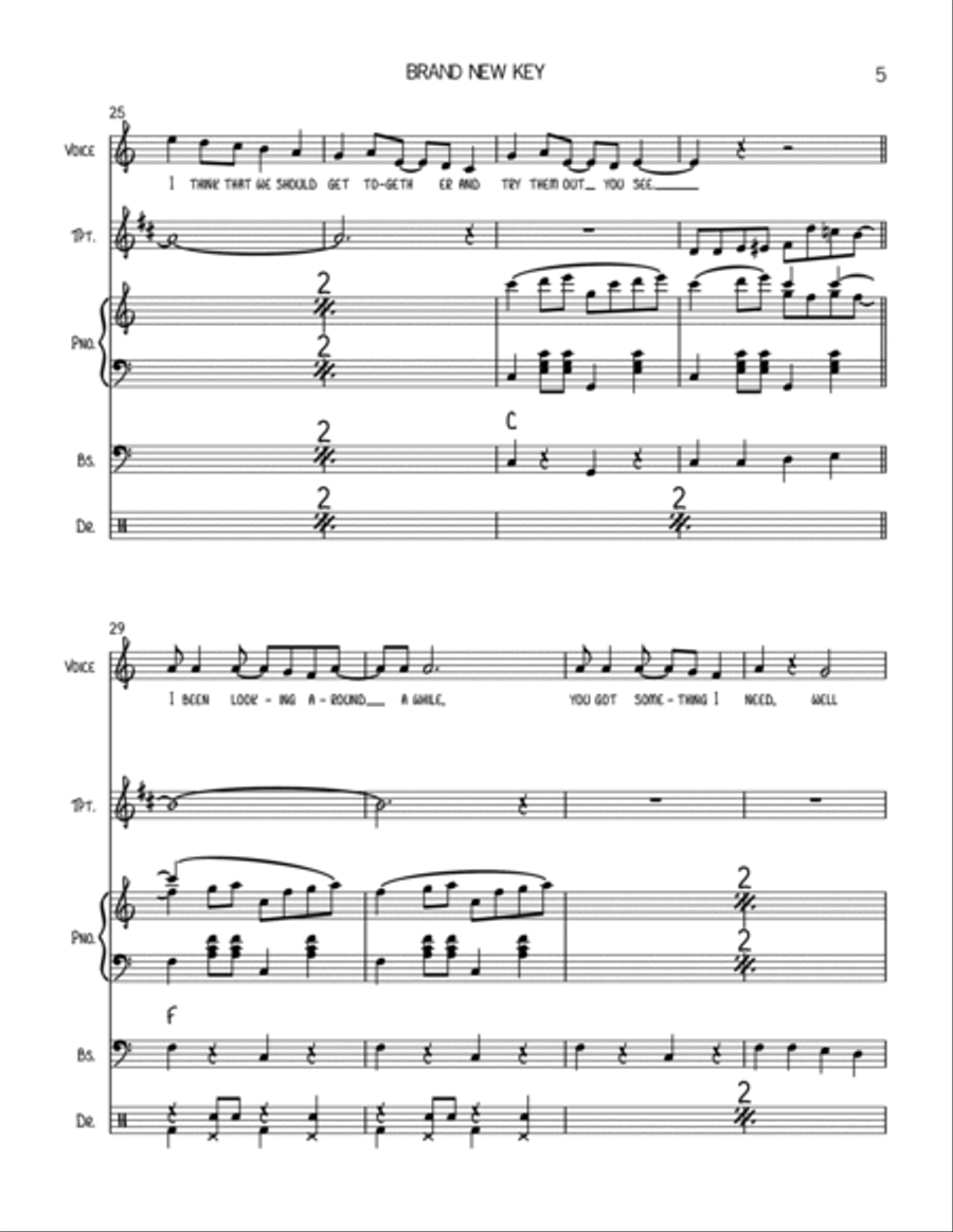 Brand New Key Jazz Ensemble scores gallery preview page 5