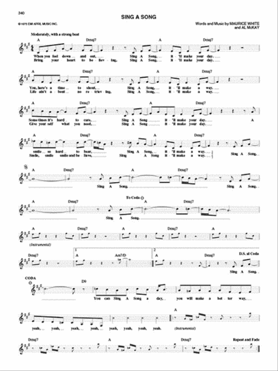 R&B Fake Book – 2nd Edition Piano scores gallery preview page 5