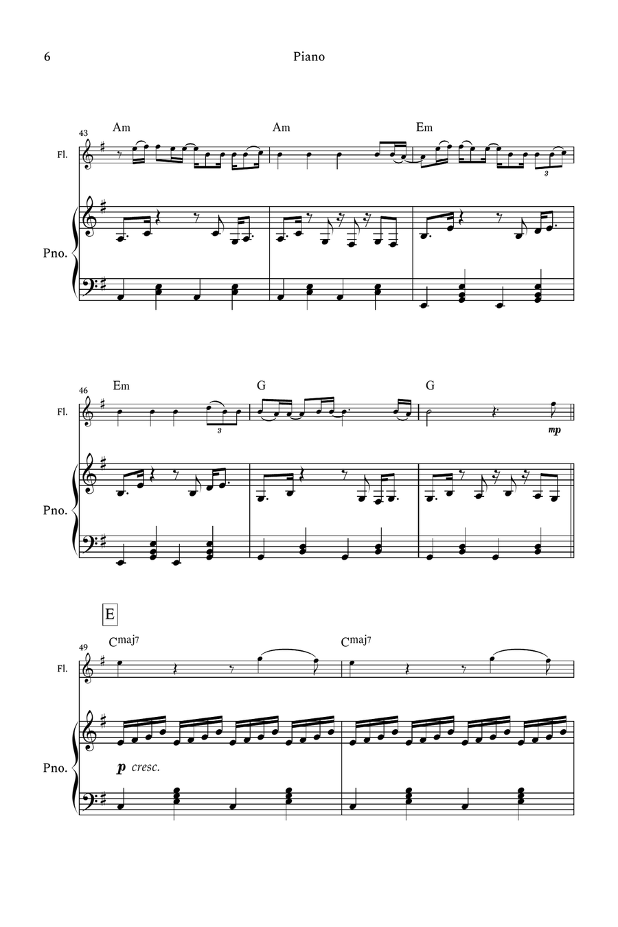 Chihiro Flute scores gallery preview page 6
