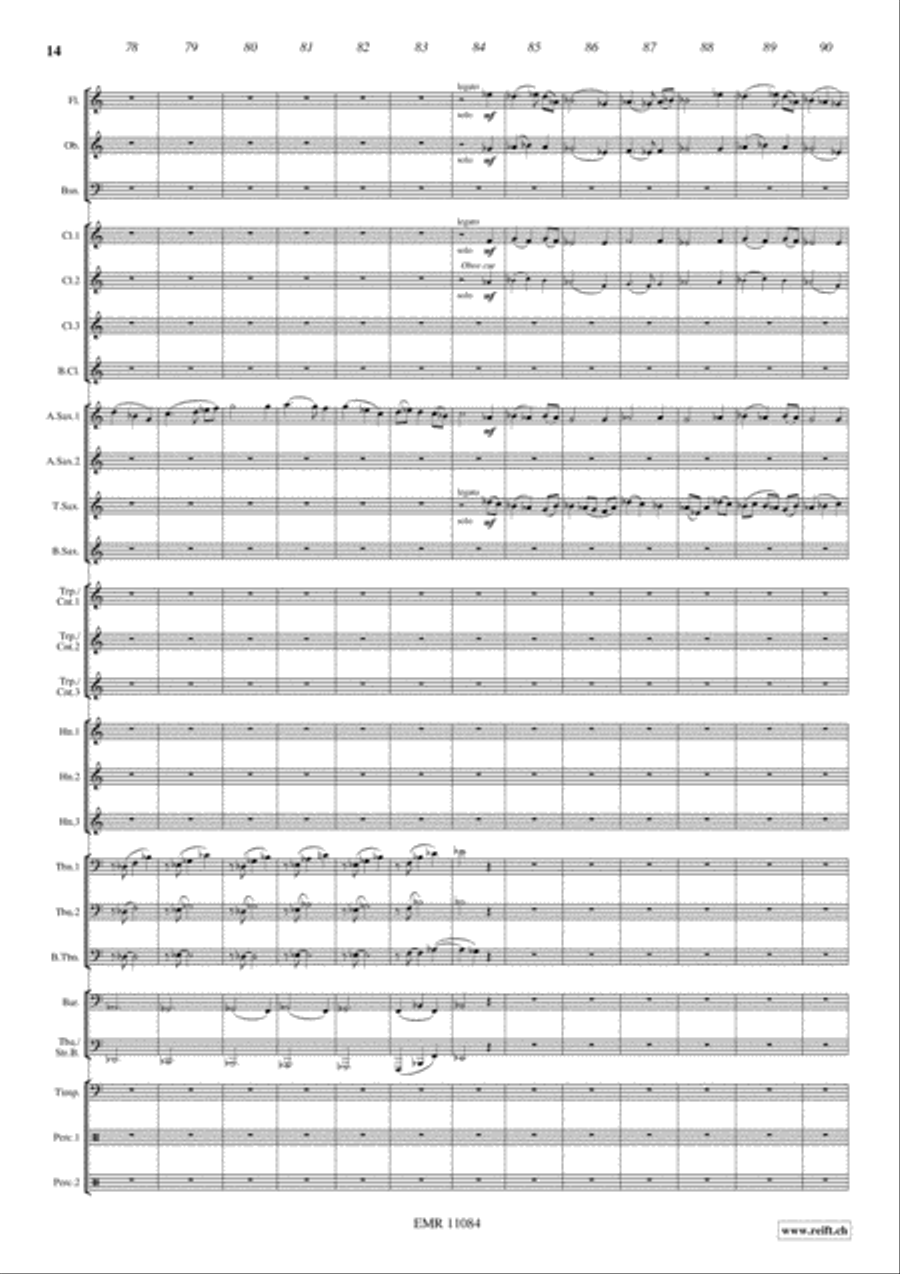 Celtica Concert Band scores gallery preview page 14