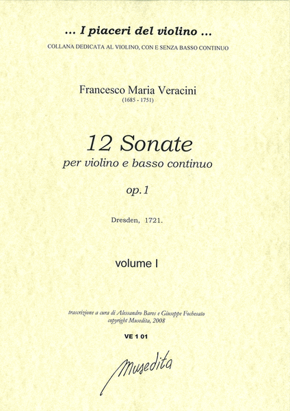 Sonate op.1 (Dresden, 1721)